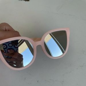 Pink quay after hours sunglasses